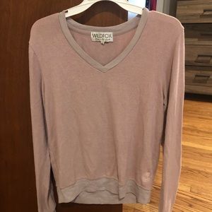 Wildfox v neck sweatshirt